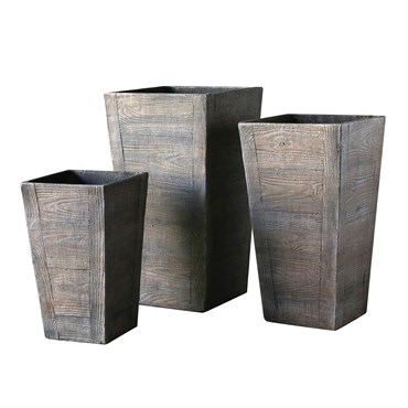 MCarr 18PC Liconfiber Oakwood Plt Wood Brown