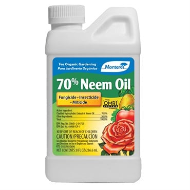 Monterey 8oz 70% Neem Oil