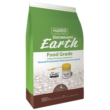 Harris 4lb Food Grade Diatomaceous Earth w/ Duster
