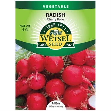 RADISH, CHERRY BELLE 4 G.
