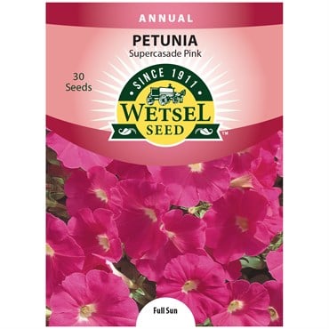 PETUNIA, PINK SUPERCASCAD 30 S