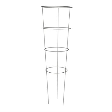 Panacea 42" 3 Leg 4 Ring Galvanized Tomato Cage