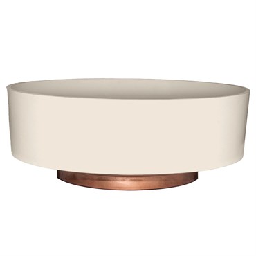 HC 8" Capri Bowl Vanilla Bisque