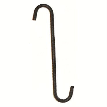 Hookery 8" S Hook w/ 1" Opening