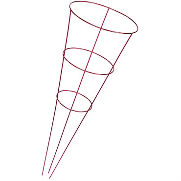 Midwest Wire Works 42" Heavy Duty Starbrite Red 3 Ring 3 Leg