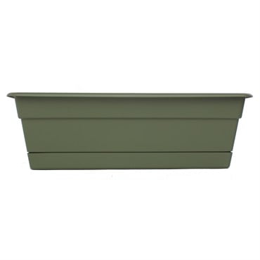 Bloem 18" Dura Cotta Window Box Living Green