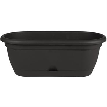 Bloem 18" Lucca Window Box Black