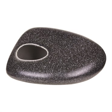SSI 8" Pebble Planter Slate Black