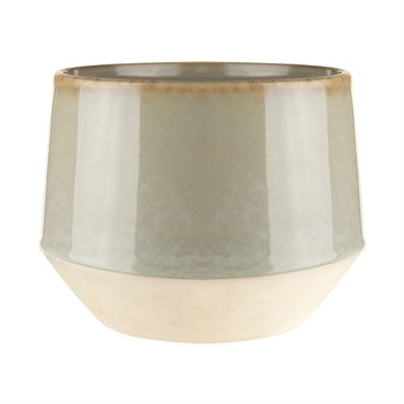 SSI Farmhouse 5.5" Tapered Crock Earl Grey