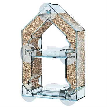Woodlink Sneak-a-Peek Window Feeder House Design