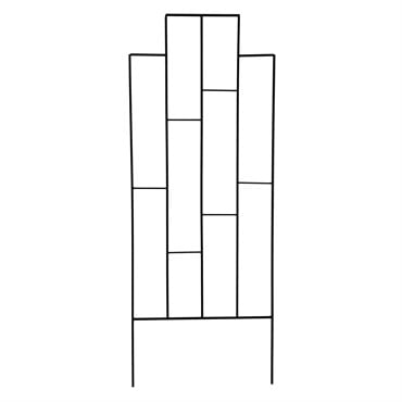 AGW UrbanGarden Contemporary Trellis Matte Black