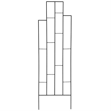 AGW UrbanGarden Contemporary Tall Trellis Matte Black