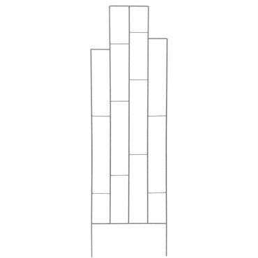 AGW UrbanGarden Contemporary Tall Trellis Slate