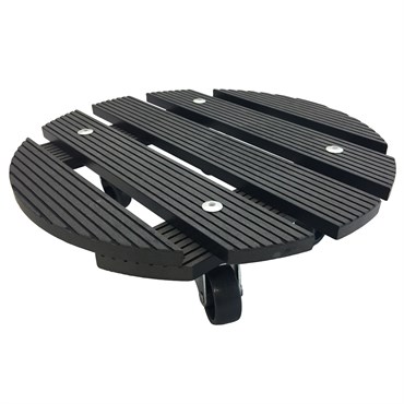 Wagner WPC 11.4 Diam Round Plant Caddy Grey