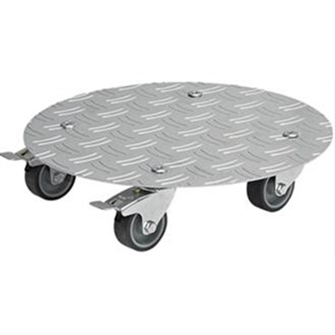TDI Round Aluminum Plant Caddy