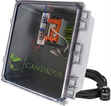 Candidus Adaptive Lighting Control, 2 Apogee PAR sensors, 200 0-10V dimmable LED lights, 2 zones