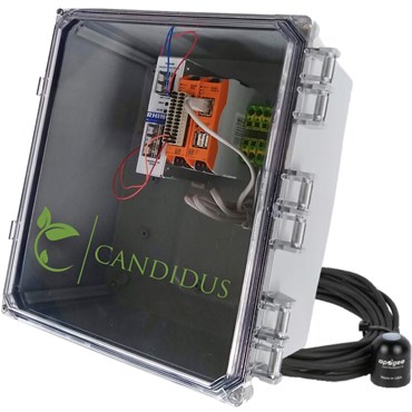 Candidus Adaptive Lighting Control, (x) Apogee PAR sensors, (n x 100) 0-10V dimmable LED lights, (n) zones