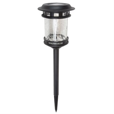Moonrays Solar Crackle Glass Stake