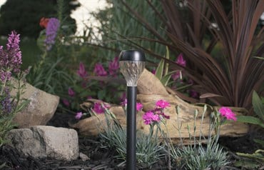 Moonrays Solar Stake w/Plastic Lens