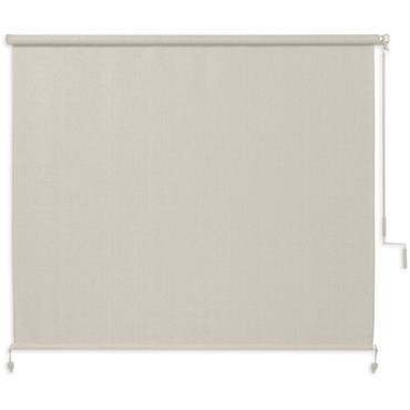 Coolaroo 6'x8' Exterior Roll Shade Pebble 95% Shade