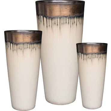 MCarr 15pc Tall Planter Pallet Gold Yellow Cream