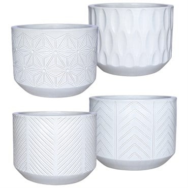 MCarr 32pc Mixed Planter Pallet White