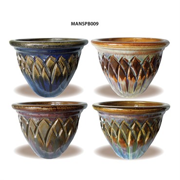 MCarr 48PC Round Siamese Planter Plt