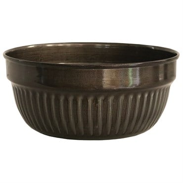 Robert Allen 8" Cascade Bowl Planter Graphite