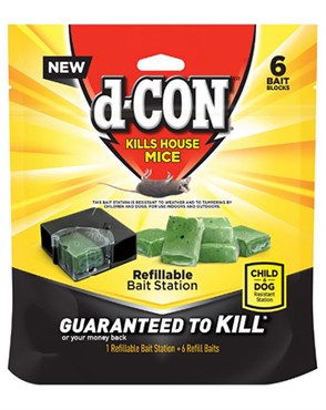 D-Con Bait Station + 6 Refills