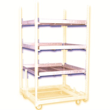 VRE 44x46 Metal Shelf For 4446 Transport Cart Frame VRSH4446 VRCT4446S