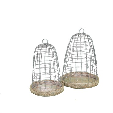 Braun Galvanized Bird Hut