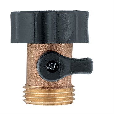 Orbit Brass Shut-Off Coupling