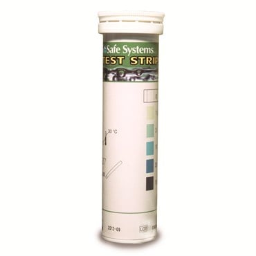 Biosafe PAA Indicator Test Strip 100ct ( Peracetic Acid test strips 50 PPM to 500 PPM ) Sandate, Zerotol