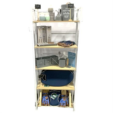 Corona 116pc B&B Garden Shelf Charcoal Display