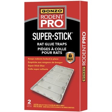 GONZO 2ct Rodent Pro Super Stick Rat Trap