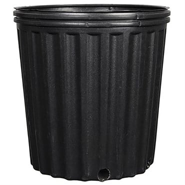 Grower Select 1 Gallon Nursery Pot, Blow Molded, Black, 90 per Case, 126 Cases per Pallet, 6.49in x 6.69in. .79Gal, 1Gallon