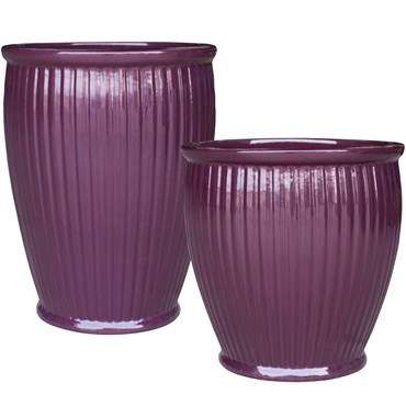 MCarr 30pc Ribbed Planter Pallet Amethyst