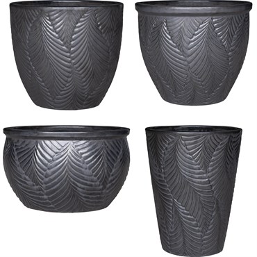 MCarr 26pc Fronds Planter Pallet Matte Black