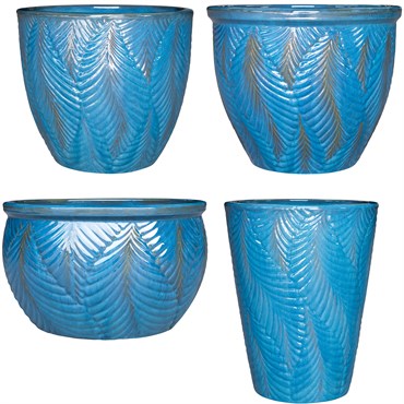 MCarr 26pc Fronds Planter Pallet Ultra Marine