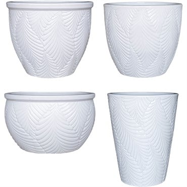 MCarr 26pc Fronds Planter Pallet White