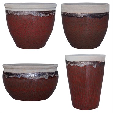 MCarr 26pc Mix Planter Pallet Volcanic Red Wine