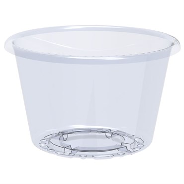 Panacea 4" Dx2.5" Deep Plastic Saucer