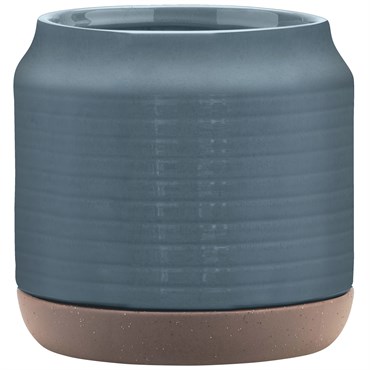 Southern Patio 8" Oakland Planter Blue Finish