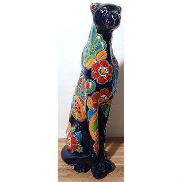 Talavera 14" Panther Statue