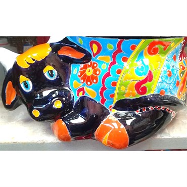 Talavera 13" Cow Planter