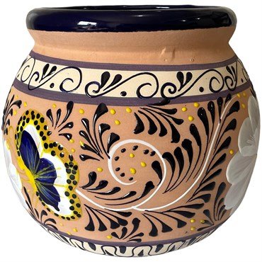 Talavera 14" Bella Especial Esfera Pot Natural
