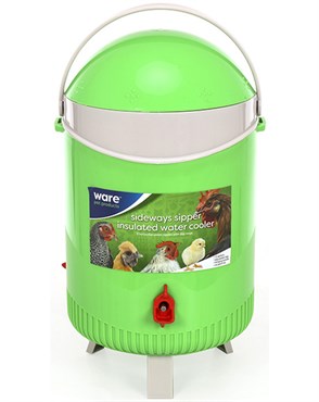 Ware Green Water Insulated Cooler w/Sippers
