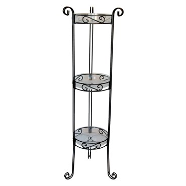 Deer Park Plant Stand Column Black