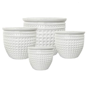 MCarr 6pc Aquapot Planter Pallet White