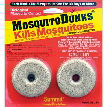 Summit Mosquito Dunks 2/cd B.t. Var. Israelensis